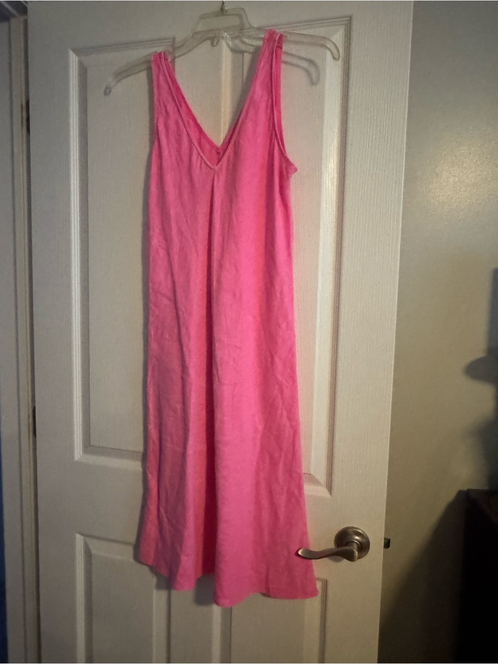 Lilly Pulitzer Hot Pink V-Neck Slip Top